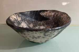 Raku vessel (H 6cm x Ø 16cm) 80€