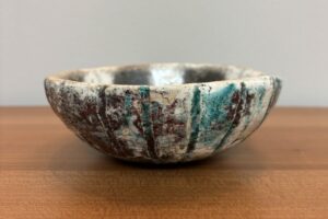 Raku vessel (H 5cm x Ø 14cm) 60€