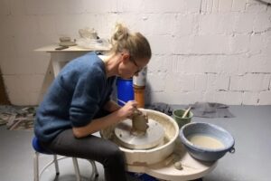 A gift from my husband…my very own potter’s wheel